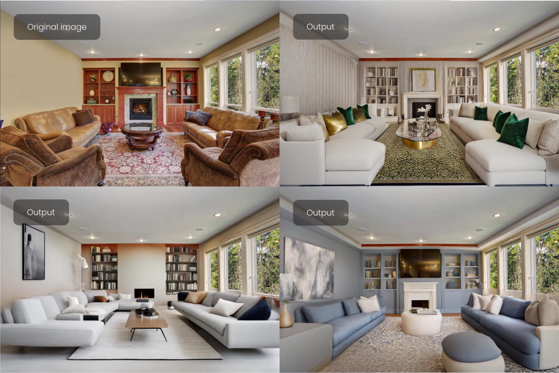 Ajuda para decorar a casa com AI Reimagine